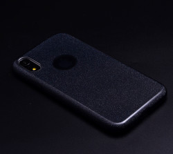 Apple iPhone XR 6.1 Kılıf Zore Shining Silikon Siyah
