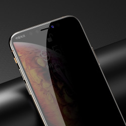 Apple iPhone XS 5.8 Benks 0.3mm V Pro Privacy Ekran Koruyucu Siyah