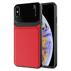 Apple iPhone XS 5.8 Case ​Zore Emiks Cover Red