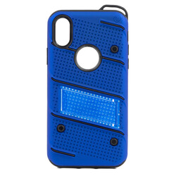 Apple iPhone XS 5.8 Case Zore Iron Cover Blue