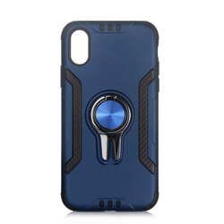 Apple iPhone XS 5.8 Case Zore Koko Cover Navy blue