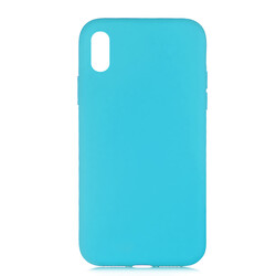 Apple iPhone XS 5.8 Case Zore LSR Lansman Cover Turquoise