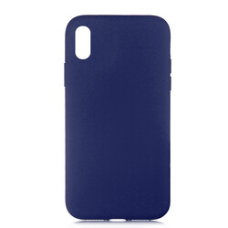 Apple iPhone XS 5.8 Case Zore LSR Lansman Cover Blue