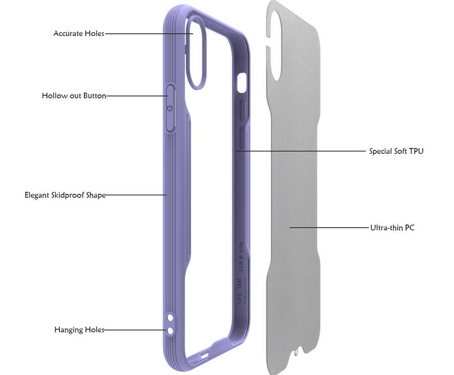 Apple iPhone XS 5.8 Case Zore Parfe Cover - 4