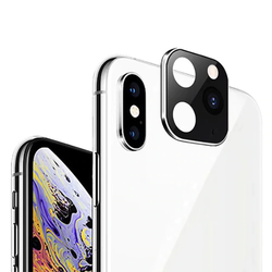 Apple iPhone XS 5.8 Zore CP-03 iPhone 11 Pro Max Camera Lens Converter Grey