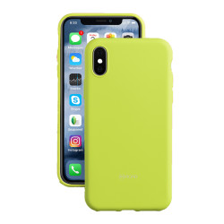 Apple iPhone XS 5.8 Kılıf Roar Jelly Kapak Yeşil