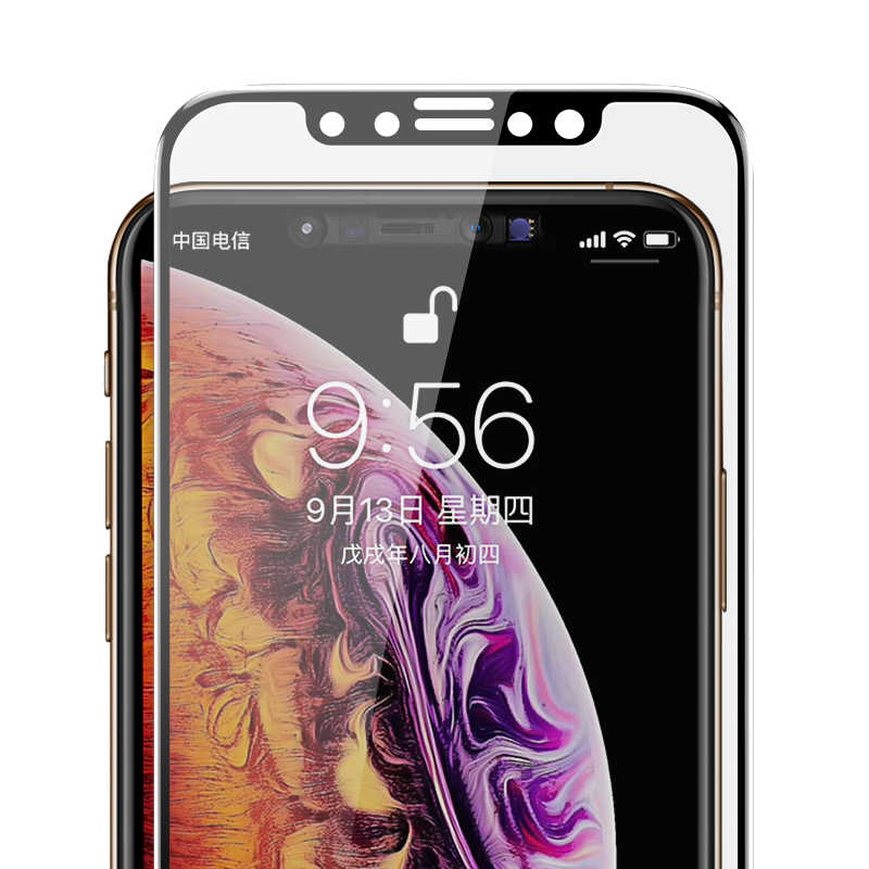 Apple iPhone XS 5.8 Zore Kor Privacy Cam Ekran Koruyucu - 5