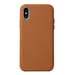 Apple iPhone XS Max 6.5 Case Zore Eyzi Cover Brown