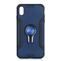 Apple iPhone XS Max 6.5 Case Zore Koko Cover Navy blue