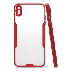 Apple iPhone XS Max 6.5 Case Zore Parfe Cover Red