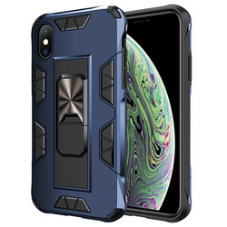 Apple iPhone XS Max 6.5 Case Zore Volve Cover Navy blue