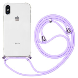 Apple iPhone XS Max 6.5 Case Zore X-Rop Cover Colorless