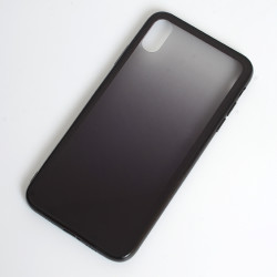 Apple iPhone XS Max 6.5 Kılıf Zore Estel Silikon Siyah
