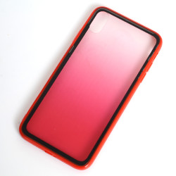 Apple iPhone XS Max 6.5 Kılıf Zore Estel Silikon Kırmızı