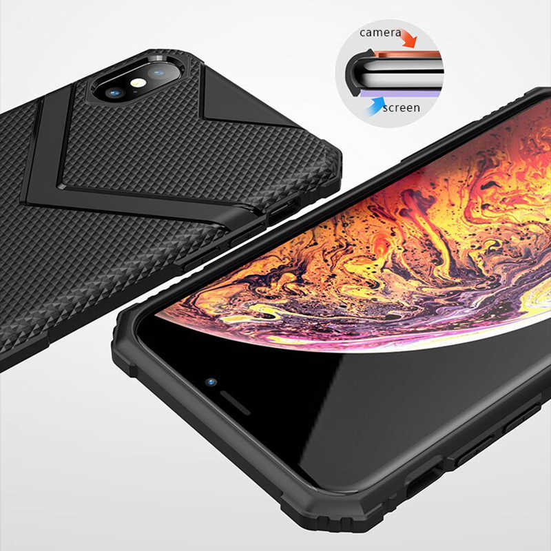 Apple iPhone XS Max 6.5 Kılıf Zore Hank Silikon - 8