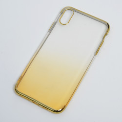 Apple iPhone XS Max 6.5 Kılıf Zore Moss Silikon Gold
