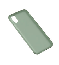 Apple iPhone XS Max 6.5 Kılıf Zore Odos Silikon Koyu Yeşil