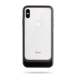Apple iPhone XS Max 6.5 Kılıf Roar Ace Hybrid Ultra Thin Kapak Siyah