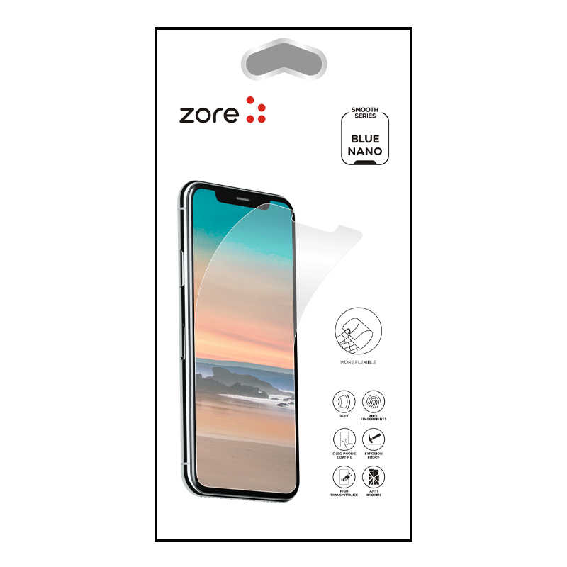 Apple iPhone XS Max 6.5 Zore Blue Nano Arka Koruyucu - 1