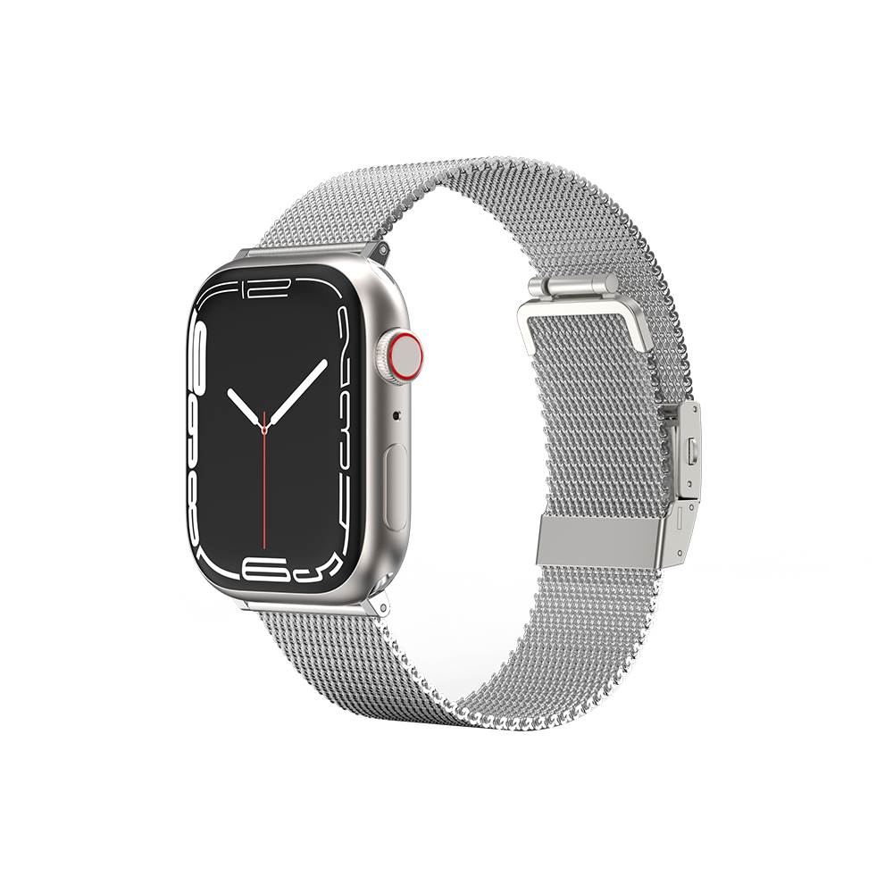 Apple Watch 10 42mm Amazingthing Titan Metal Hasır Kordon - 2