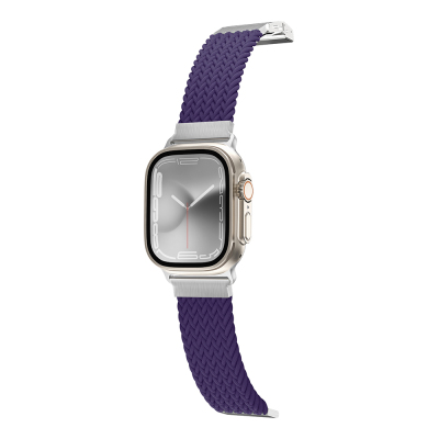 Apple Watch 10 42mm Amazingthing Titan Weave 2 Sport Braided Band Purple