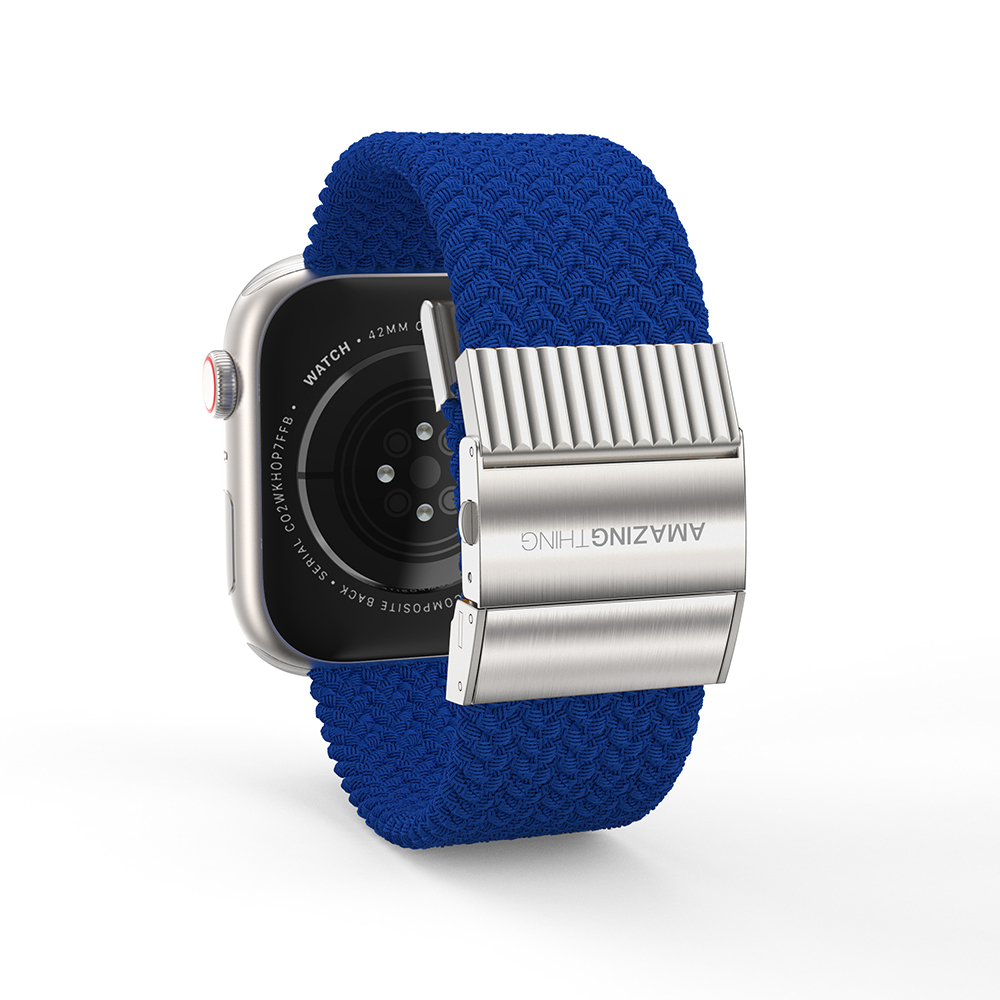 Apple Watch 10 42mm Amazingthing Titan Weave Örgü Sport Kordon - 6