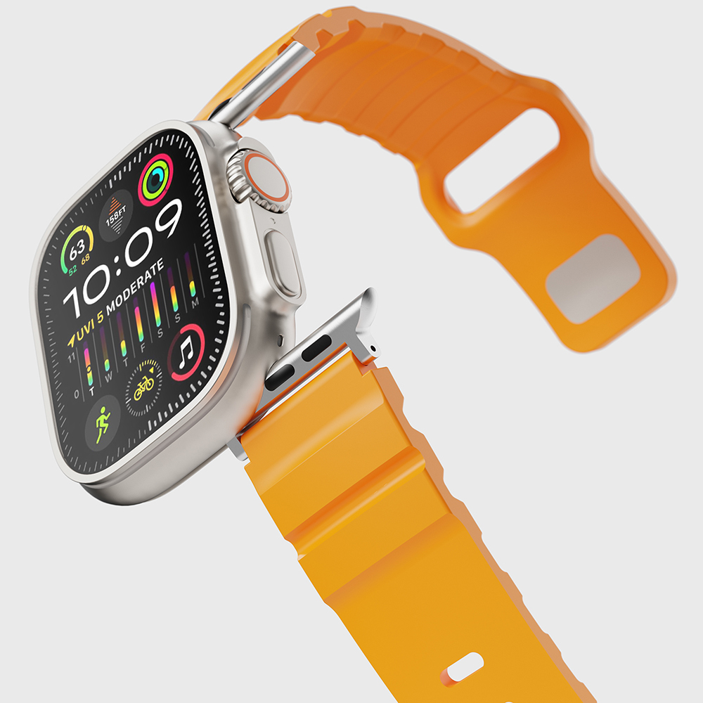 Apple Watch 10 42mm KRD-143 Silikon Kordon - 27