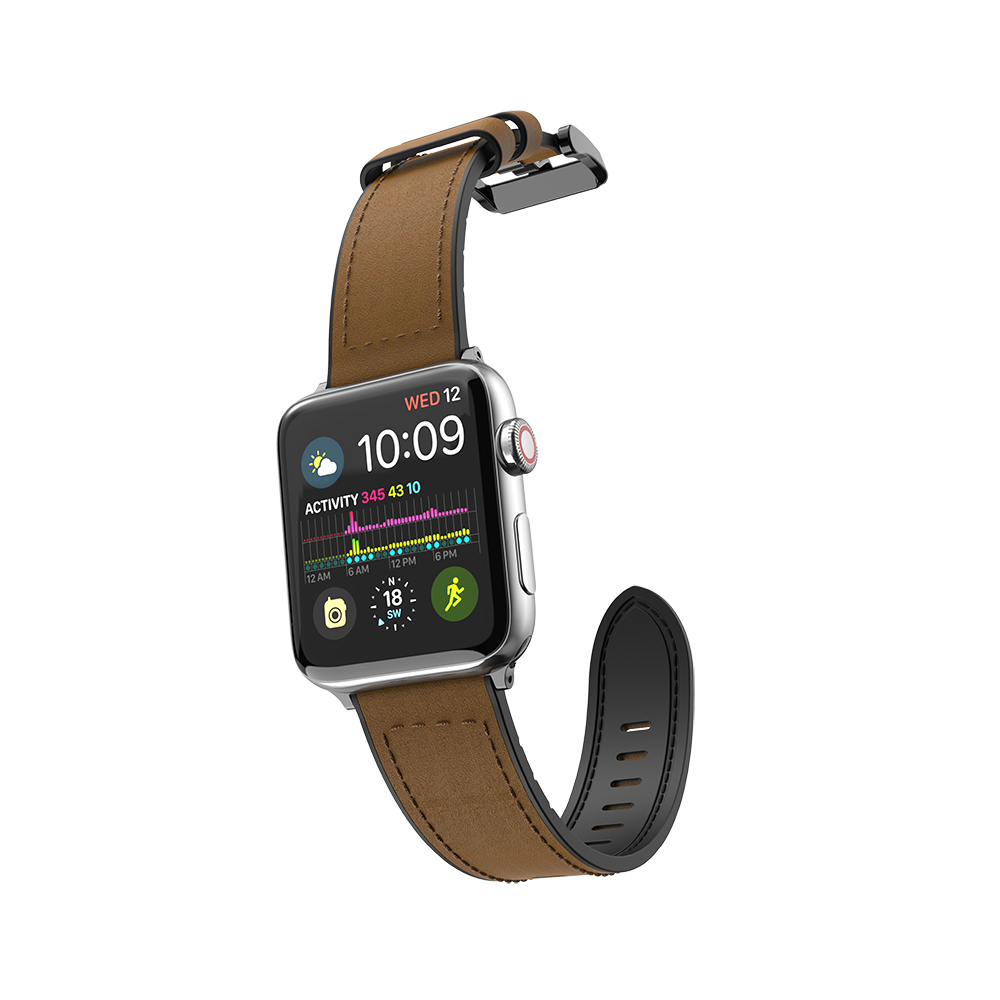 Apple Watch 10 42mm Raptic Hybrid Leather Serisi Deri Kordon - 7