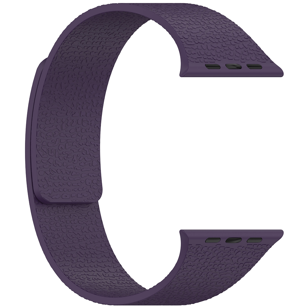Apple Watch 10 42mm Zore KRD-136 Kabartma Desenli Silikon Kordon - 17