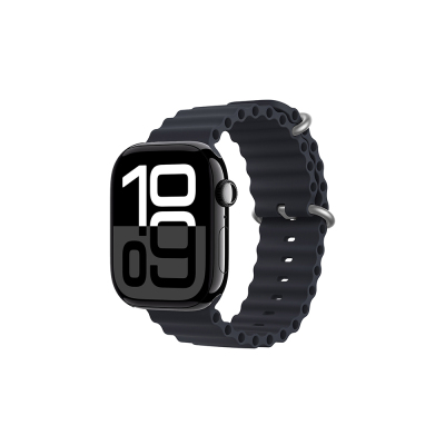 Apple Watch 10 42mm Zore KRD-75 Silicone Band Midnight