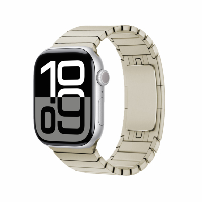 Apple Watch 10 46mm KRD-35 Metal Band Starlight