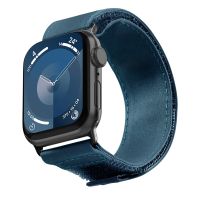 Apple Watch 10 46mm Raptic Canvas Serisi Kumaş Kordon Lacivert