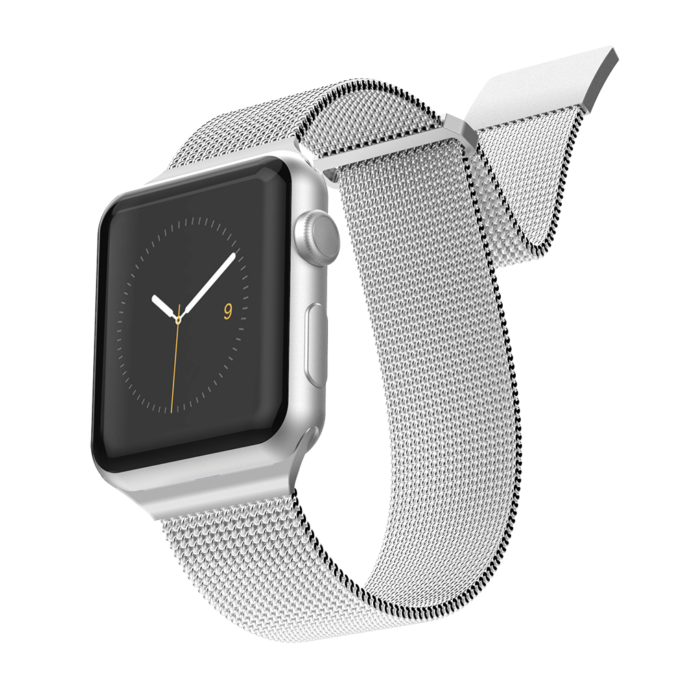 Apple Watch 10 46mm Raptic Mesh Band Serisi Metal Hasır Kordon - 6