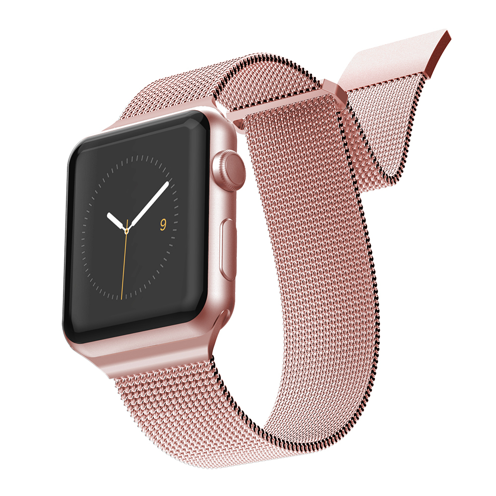 Apple Watch 10 46mm Raptic Mesh Band Serisi Metal Hasır Kordon - 4