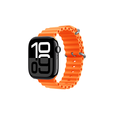 Apple Watch 10 46mm Zore KRD-75 Silicone Band Orange