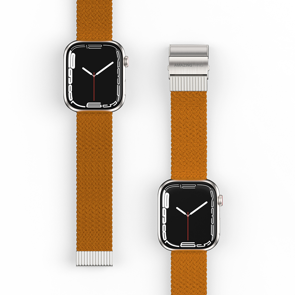 Apple Watch 38mm Amazingthing Titan Weave Örgü Sport Kordon - 15