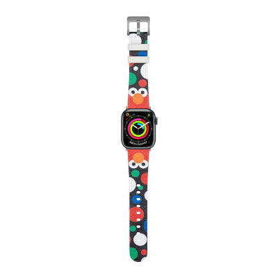 Apple Watch 38mm Casebang Sesame Street Series Leather Watch Band Red