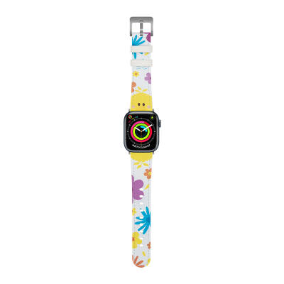 Apple Watch 38mm Casebang Sesame Street Series Leather Watch Band Yellow