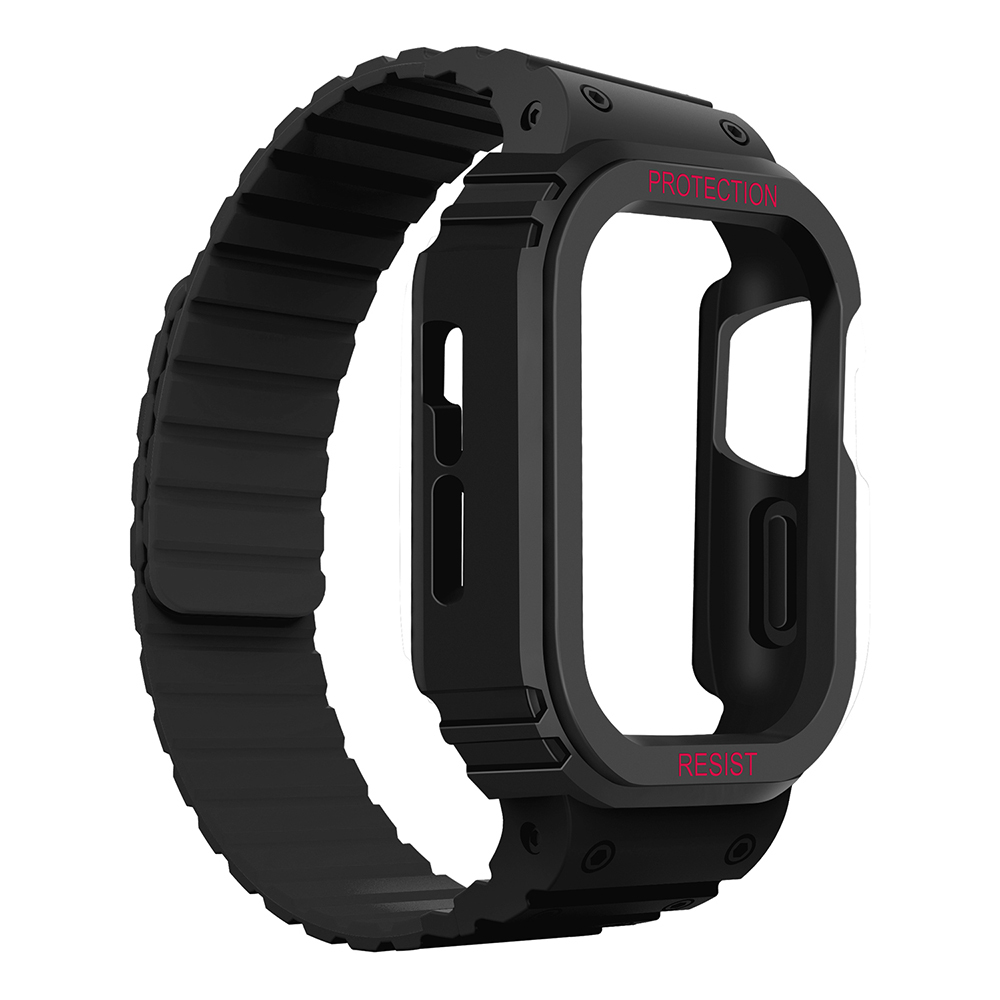 Apple Watch 38mm KRD-142 Airbag Tasarımlı Kasa Koruyuculu Silikon Kordon - 11