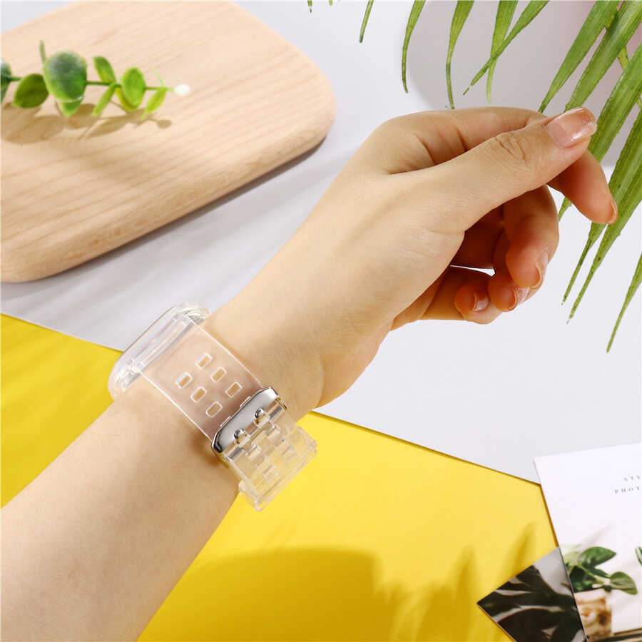 Apple Watch 38mm KRD-27 Silikon Kordon - 21