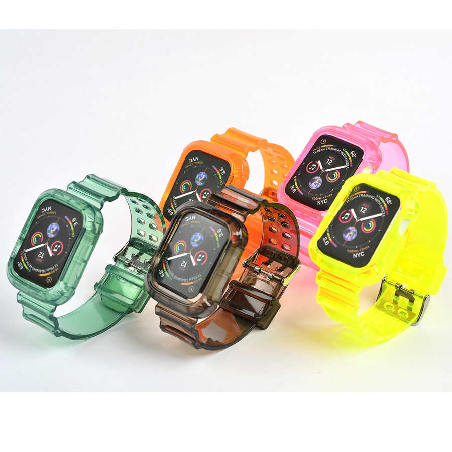 Apple Watch 38mm KRD-27 Silikon Kordon - 14