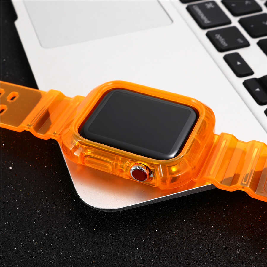 Apple Watch 38mm KRD-27 Silikon Kordon - 24