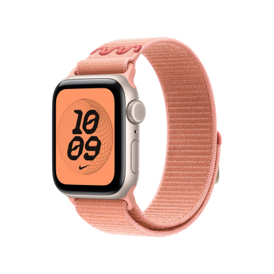 Apple Watch 38mm KRD-91 Hasır Kordon Strap Kayış Alpenglow Pink