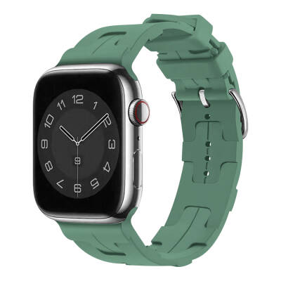 Apple Watch 38mm KRD-92 Silicon Cordon Petrol Yeşil