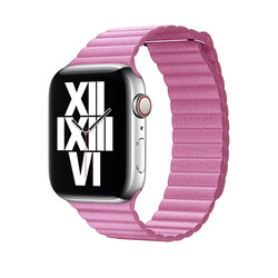 Apple Watch 38mm KRD-09 Leather Lop Band Pink