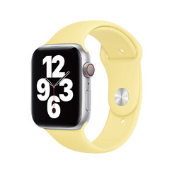Apple Watch 38mm Wiwu Sport Band Silikon Kordon Sarı