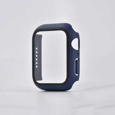 Apple Watch 38mm Zore 01 Case and Screen Protector Navy blue