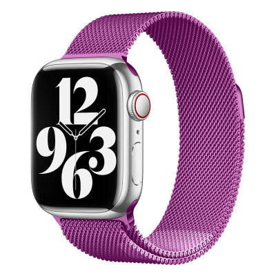 Apple Watch 38mm Zore Band-01 Metal Cordon Purple