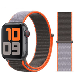 Apple Watch 38mm Zore KRD-03 Hasır Kordon 54-Vitamin C