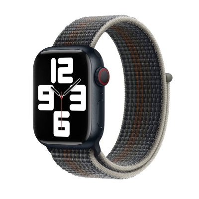 Apple Watch 38mm Zore KRD-03 Hasır Kordon Midnight